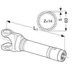 Comer Rura zew. E80 L495 ø60 Z-14 /610/ 122280967