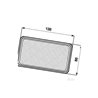 Lampa cofania, 58u W-11, biała 1400696200 Waś 5907465120586