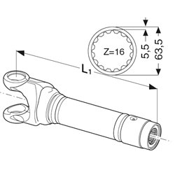 Comer Rura zew. E90 L535 ø63,5 Z-16 /660/ 122290809