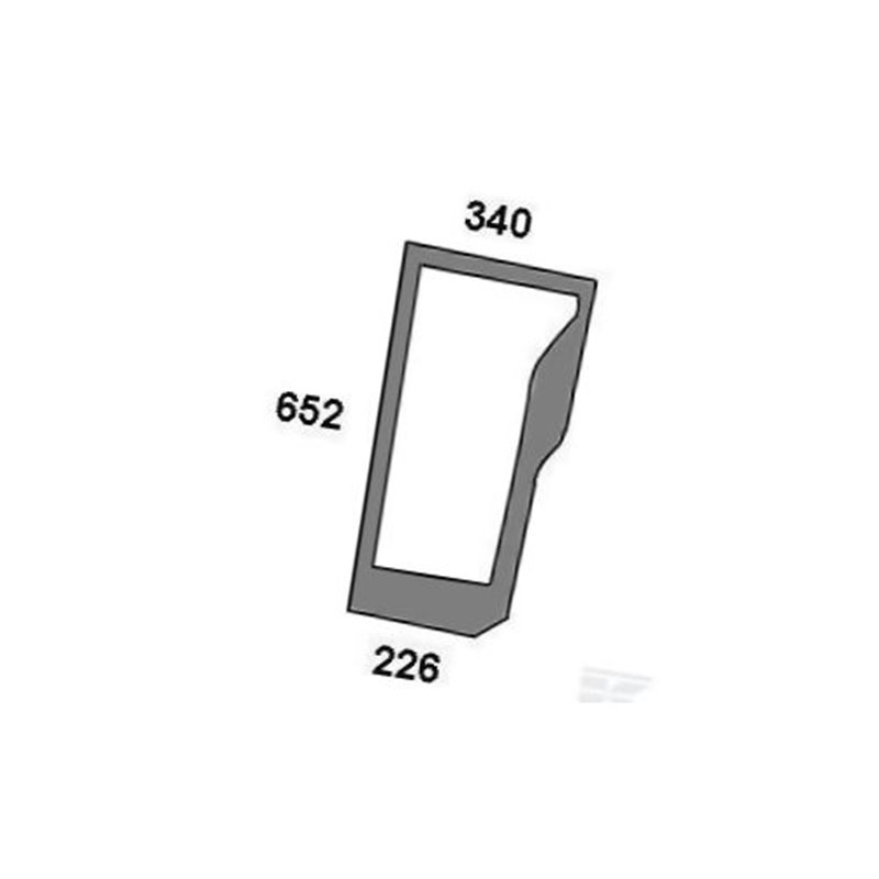 Mirror right CNH 87350492 Case IH 87350492