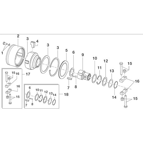 Comer Element sprężysty dla 1100Nm 190000594G