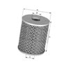 Filtr oleju, M&;H H9281 MANN-FILTER 8719607029315