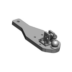 Płyta nośna zaczepu, K80 646 m 009606470A24 Scharmüller 8716106711185