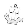 TeeJet QJ364C34NYB Korpus rozpylacza TeeJet 4 do rury 27mm - 3/4"