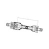 Wałek PTO T60 830 Nm, szerokokątny L-1210mm, 1i3/4"Z20-1i1/2"Z8 Comer 4310T601210ENC05Z8
