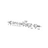 Widełki obudowy T50 L/H 141025247 Comer 141025247