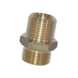 006631 Złączka dwuwkrętna mosiądz 1/2" Arag 8716106712250
