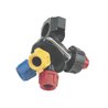 Korpus rozpylacza 3-krotny do rury 26,4mm (3/4") z przyłączem 10mm, do nakrętki 3/8"BSP