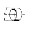 Walterscheid 1381621 Pierścień oporowy pośredni wew.-Ø 48,5 mm, zew.-Ø 51 mm