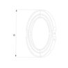 Walterscheid 1172715 Pierścień ślizgowy do wersji szerokokątnej 175x121mm seria W2480/P480