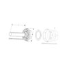 Walterscheid 1136365 Osłona wałka WOM połowa Flexo wewn., 1000mm d63/71x4 D79