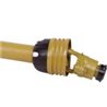 Wałek PTO T60 830 Nm, kołek ścinany i jednokerunkowe praw L-1610 mm 1i3/8"Z6-1i3/8"Z6 Comer T601610ENC12RB2