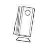 Nożyk 98x42x4 otwór 16,25mm prawy wzór 6R Vicon 360984240L16.25O