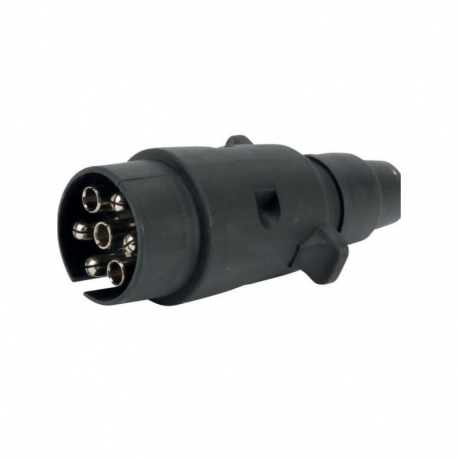 Wtyczka 7-styk. 12V z tworzywa