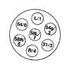 Gniazdo 7-biegunowe, nadbudowa 8JB001941002 Hella 4082300171785