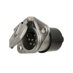 Gniazdo 7-biegunowe Euro, metalowe