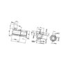 Tuleja redukcyjna, 1 x 1-3/8 Z6, 1x Ø 25mm