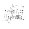Wał z kołnierzem, 1 3/8 Z6, L- 160903 Walterscheid 8435194012041