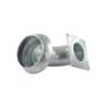 Przyłącze z kołnierzem męskie Perrot 4"-90° z kołnierzem otw.150x150mm