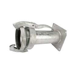 Przyłącze z kołnierzem żeńskie Perrot 4" z kołnierzem otw.150x150mm długie
