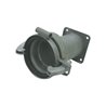Przyłącze z kołnierzem żeńskie Perrot 6" z kołnierzem otw.150x150mm i uchwytem rurowym