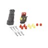 Zestaw końcówek przewodu SuperSeal, komp 8KW744806801 Hella 4082300178654