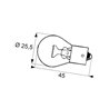 Żarówka 12 V 21 W BA15s GL12498 Philips 8711500490780