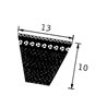 Pas klinowy uzębiony AVX 13, 1 AVX131075 Optibelt 4014486110258