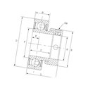 Łożysko napinające 7500YARAG209 SKF 7316575010294
