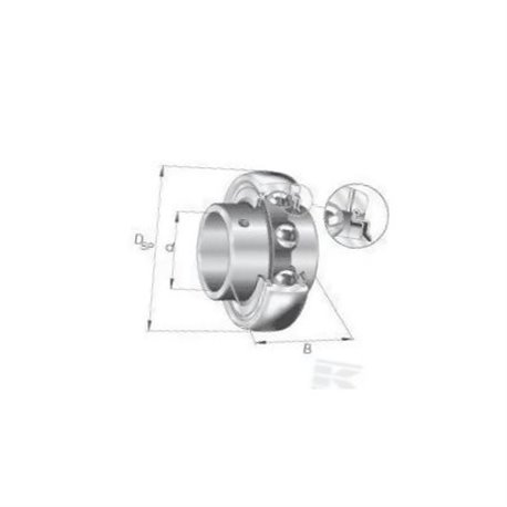 Wkład łożyska GE25KTTB INA/FAG 4012802800234