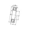 Łożysko kulkowe skośne 7210BTVP INA/FAG 4012801012591