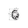 Łożysko kulkowe 100x125x13 , 61820Y - INA/FAG