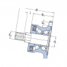 Piasta SKF 7500BAA0004