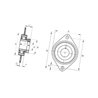 Łożysko kołnierzowe blacha ow. komp. RAT12 INA/FAG 4012802793420