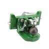 Zaczep Kulowy K80 do prowadnicy 330/32/25mm, Scharmüller 140x80 M20 JD zielony