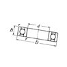 Łożysko kulkowe 65x100x11 , 16013C3 - SKF