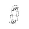 Łożysko 10x30x14 - 22002RS SKF kulkowe dwurzędowe wahliwe