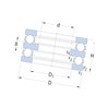 Łożysko oporowe, 20x47x28 - 52205 - SKF 20x47x28 - 52205 - SKF