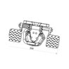 Scharmüller 05120707A02 Zaczep kołnierzowy 125x55 sworzeń 25mm