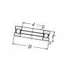 Łożysko oporowe, 17x30x9 - 51103 - SKF 17x30x9 - 51103 - SKF