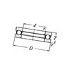 Łożysko oporowe, 80x105x19 - 51116 - SKF 80x105x19 - 51116 - SKF