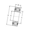 Łożysko kulkowe 45x100x36 , 623092RS SKF 7316577080622