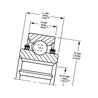 Łożysko kulkowe 206KPP3 Timken 0087796040625