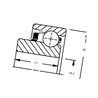 Łożysko kulkowe 208KP2 Timken 0087796041158