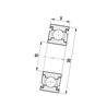 Łożysko kulkowe 10x30x9 , 62002RS - FŁT