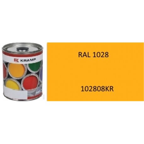 Lakier do maszyn RAL, 1028 żółty melonowy 1 l