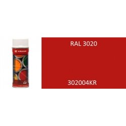 Lakier do maszyn RAL, 3020 czerwień kubańska 400 ml