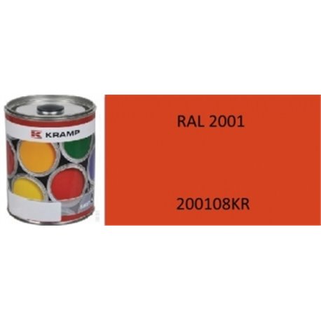 Lakier do maszyn RAL, 2001 pomarańczowy ceglasty 1 l