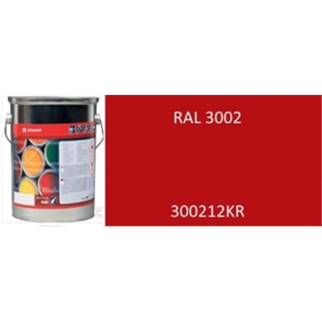 Lakier do maszyn RAL, 3002 czerwony karminowy 5 l