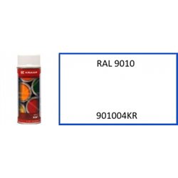 Lakier do maszyn RAL, 9010 biały alpejski 400 ml